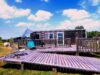 Mobil-home PMR Loire avec terrasse bois accessible