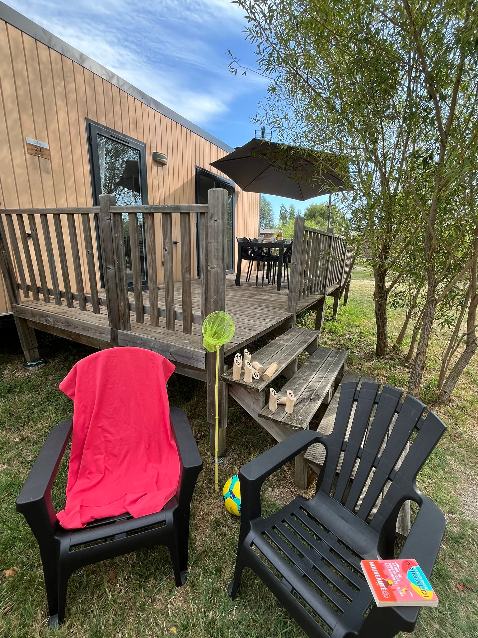 Mobil-home Confort aux Lodges de Blois-Chambord près de Chambord